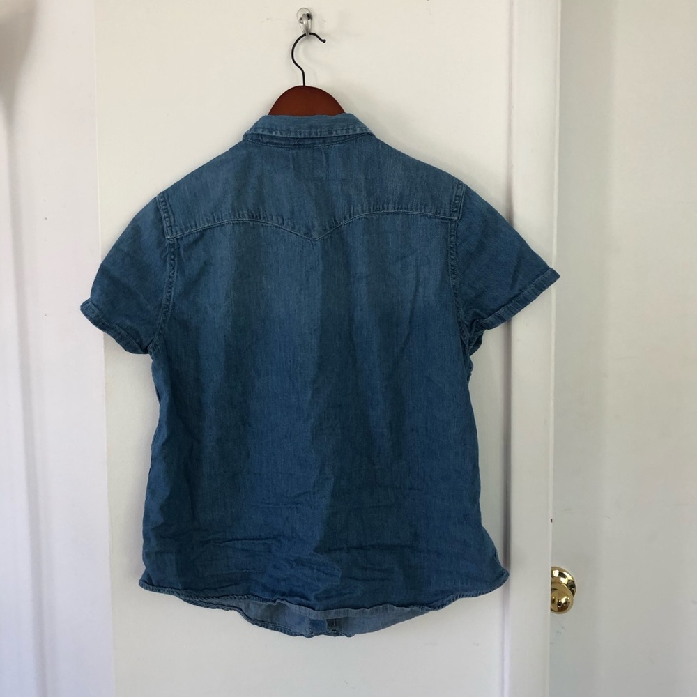 Levi's Western Pearl Snap short sleeve denim shirt - Picture 9 of 12